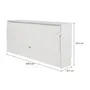CAMA DE SOLTEIRO DOBRÁVEL 88 COM ESCRIVANINHA 97 CM X 44 CM FLIP - BRANCO - Foto 10