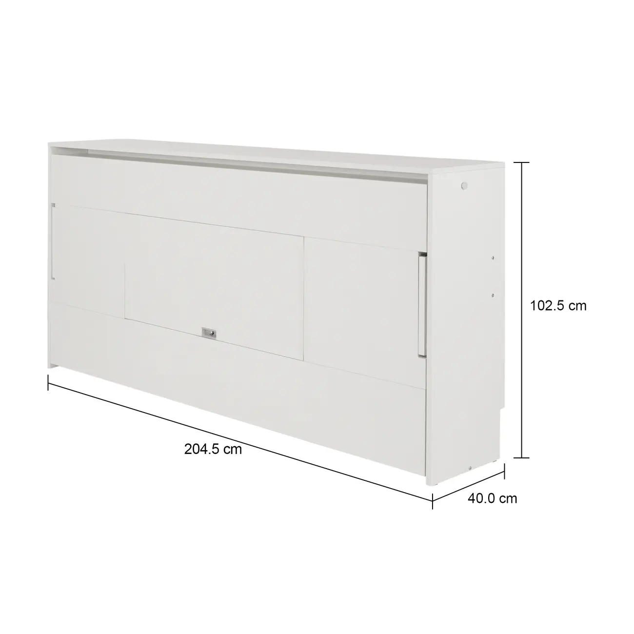 CAMA DE SOLTEIRO DOBRÁVEL 88 COM ESCRIVANINHA 97 CM X 44 CM FLIP - BRANCO - Foto 10
