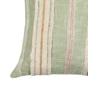 CAPA DE ALMOFADA 45 CM X 45 CM MOALA - SÁLVIA/NATURAL - Foto 2