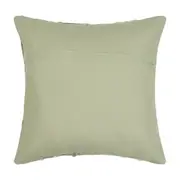 CAPA DE ALMOFADA 45 CM X 45 CM MOALA - SÁLVIA/NATURAL - Foto 3