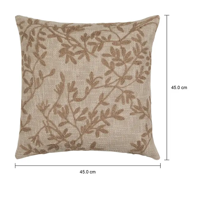 CAPA DE ALMOFADA 45 CM X 45 CM LUNÉVILLE - NATURAL/BEGE - Foto 6