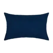 CAPA DE ALMOFADA 50 CM X 30 CM IBIÁ - AZUL/NATURAL - Foto 3