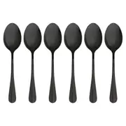 JOGO DE COLHER PARA SOBREMESA 6 PEÇAS LAVELLE - PRETO - Foto 1