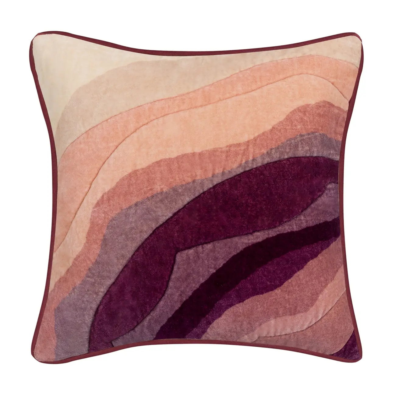 CAPA DE ALMOFADA 45 CM X 45 CM NAVONA - QUARTZO ROSA/RODONITA - Foto 1