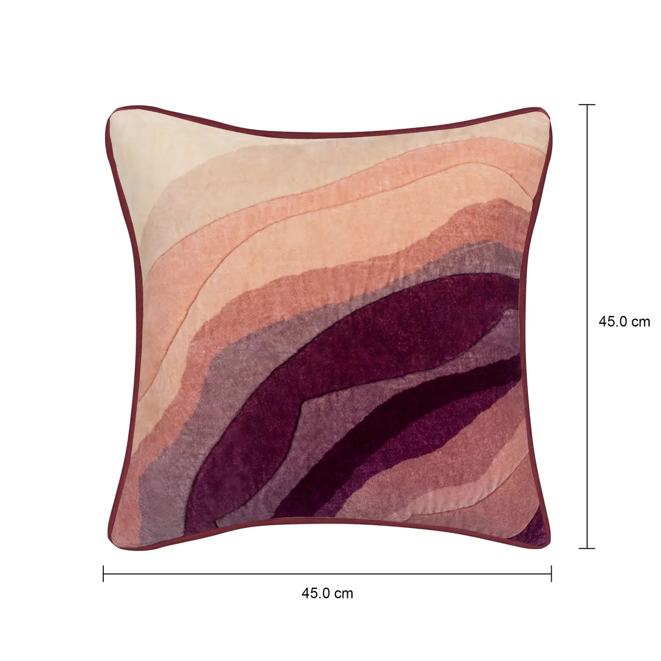 CAPA DE ALMOFADA 45 CM X 45 CM NAVONA - QUARTZO ROSA/RODONITA - Foto 7