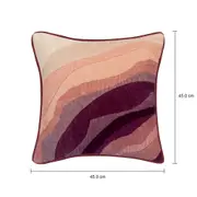 CAPA DE ALMOFADA 45 CM X 45 CM NAVONA - QUARTZO ROSA/RODONITA - Foto 7