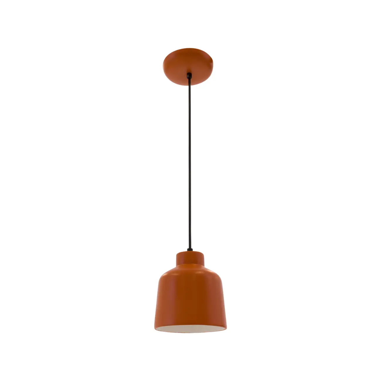 LUMINÁRIA DE TETO KERAMIK - TERRACOTA/PRETO - Foto 1