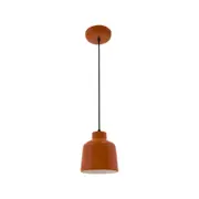 LUMINÁRIA DE TETO KERAMIK - TERRACOTA/PRETO - Foto 1