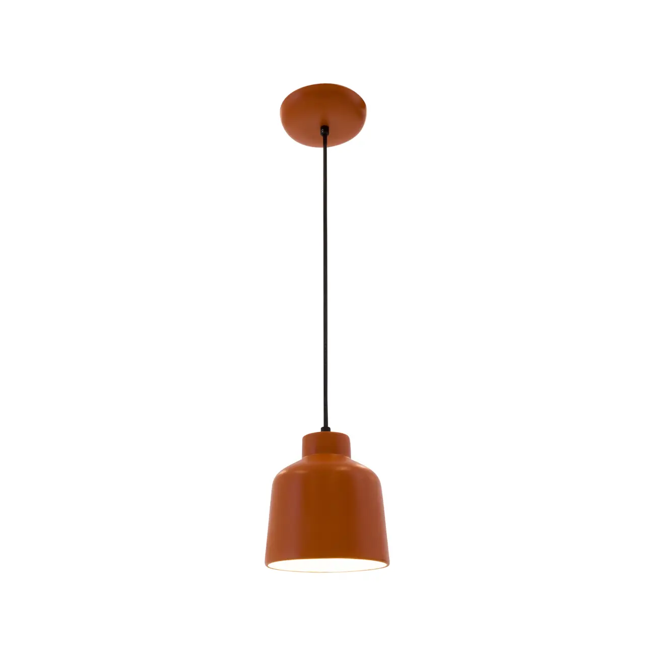 LUMINÁRIA DE TETO KERAMIK - TERRACOTA/PRETO - Foto 2