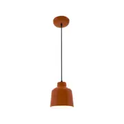 LUMINÁRIA DE TETO KERAMIK - TERRACOTA/PRETO - Foto 2