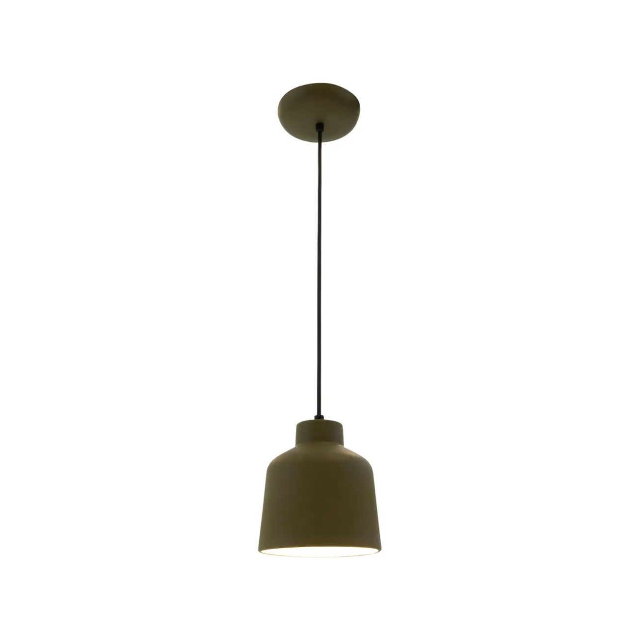 LUMINÁRIA DE TETO KERAMIK - MUSGO/PRETO - Foto 2