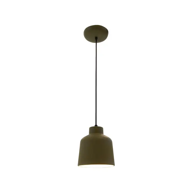 LUMINÁRIA DE TETO KERAMIK - MUSGO/PRETO - Foto 2