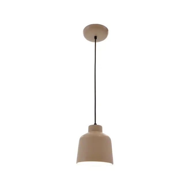 LUMINÁRIA DE TETO KERAMIK - CAMELO/PRETO - Foto 2