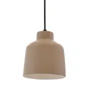 LUMINÁRIA DE TETO KERAMIK - CAMELO/PRETO - Foto 3