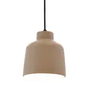 LUMINÁRIA DE TETO KERAMIK - CAMELO/PRETO - Foto 4