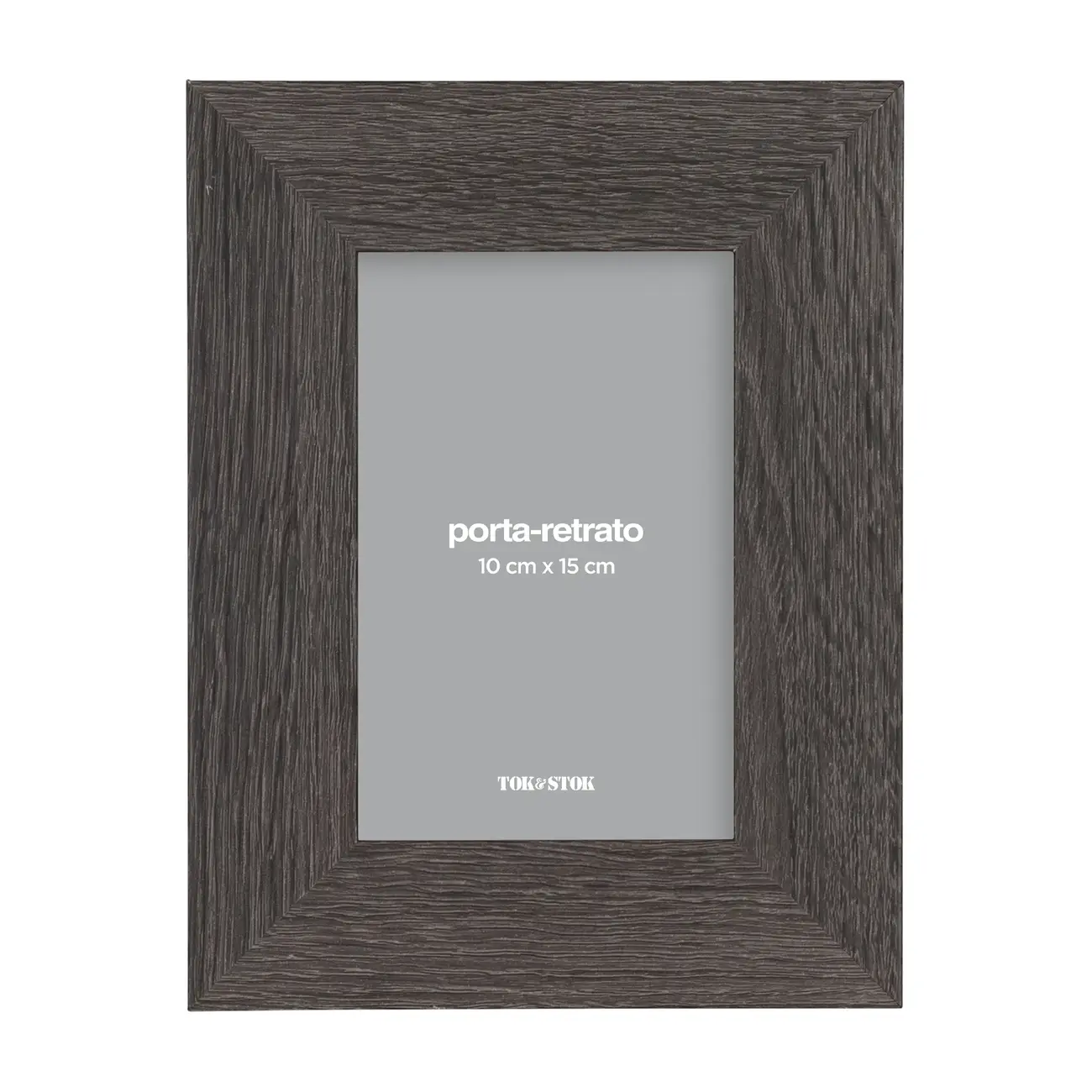 PORTA-RETRATO 10 CM X 15 CM ARBBO - GRAY BORNEO - Foto 1