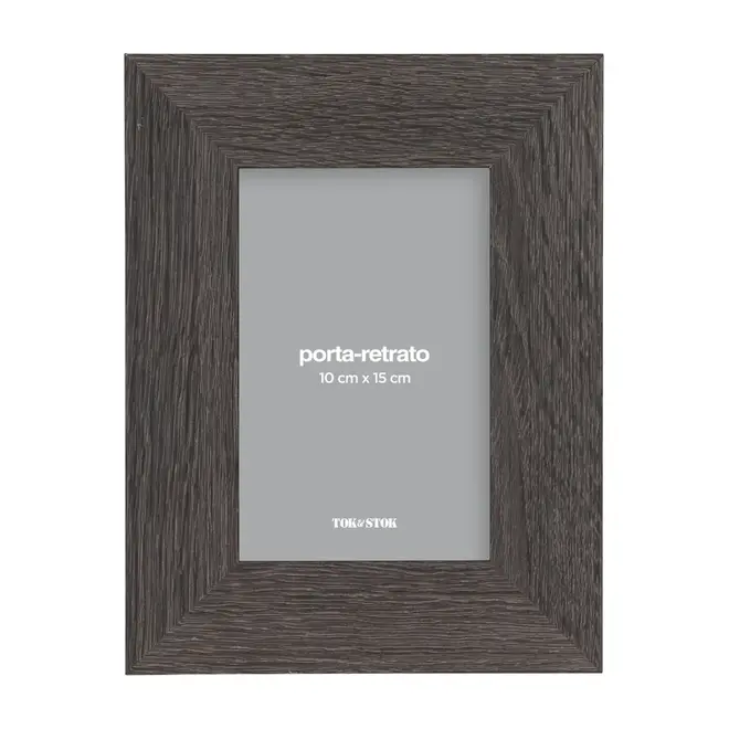 PORTA-RETRATO 10 CM X 15 CM ARBBO - GRAY BORNEO - Foto 1