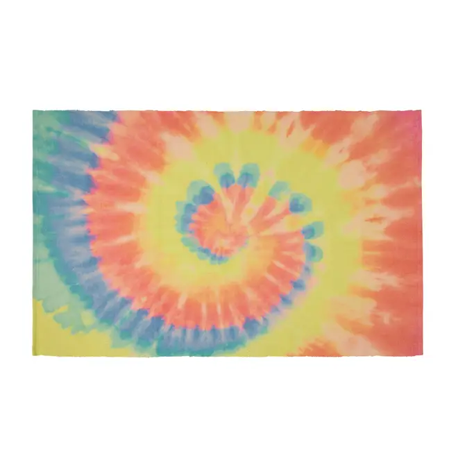TAPETE 1 M X 1,50 M TO TIE DYE FOR - BRANCO/CORES CALEIDOCOLOR - Foto 1