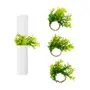 ARGOLA PARA GUARDANAPO CONJUNTO COM 4 PEÇAS TRUE - NATURAL/VERDE - Foto 1