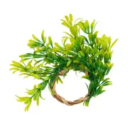 ARGOLA PARA GUARDANAPO CONJUNTO COM 4 PEÇAS TRUE - NATURAL/VERDE - Foto 3