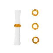 ARGOLA PARA GUARDANAPO CONJUNTO COM 4 PEÇAS ANNULUS - HANBAR - Foto 1