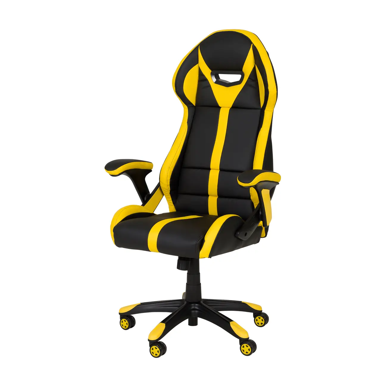 CADEIRA GAMER SKILLS - PRETO/BANANA - Foto 1