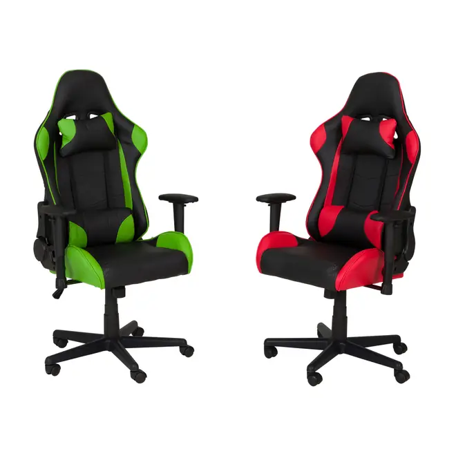 CADEIRA GAMER CHALLENGE - PRETO/VERDE - Foto 11