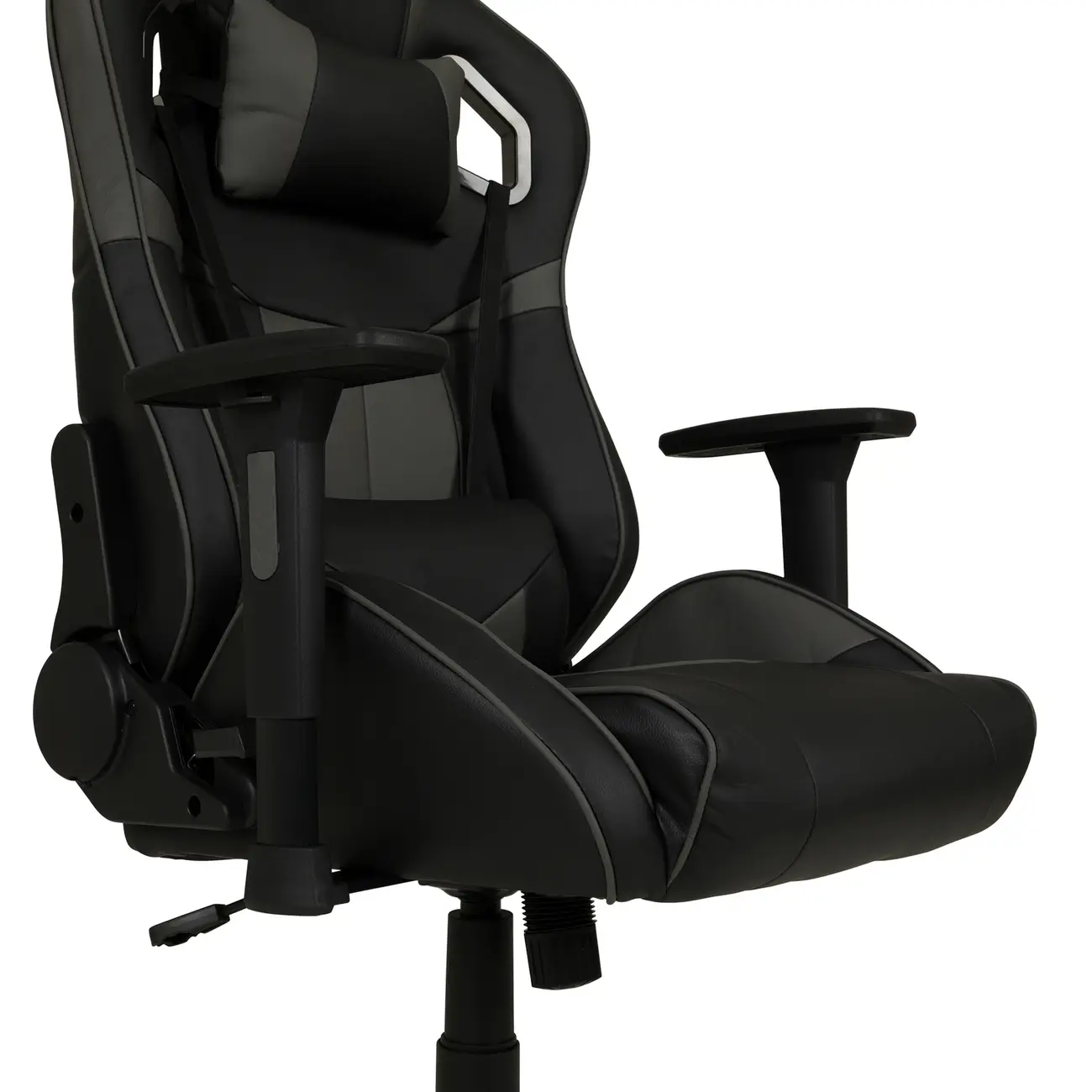 CADEIRA GAMER EVOLUTION - PRETO/CINZA - Foto 7