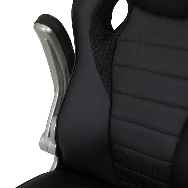 CADEIRA GAMER RACING - PRATA/PRETO - Foto 7