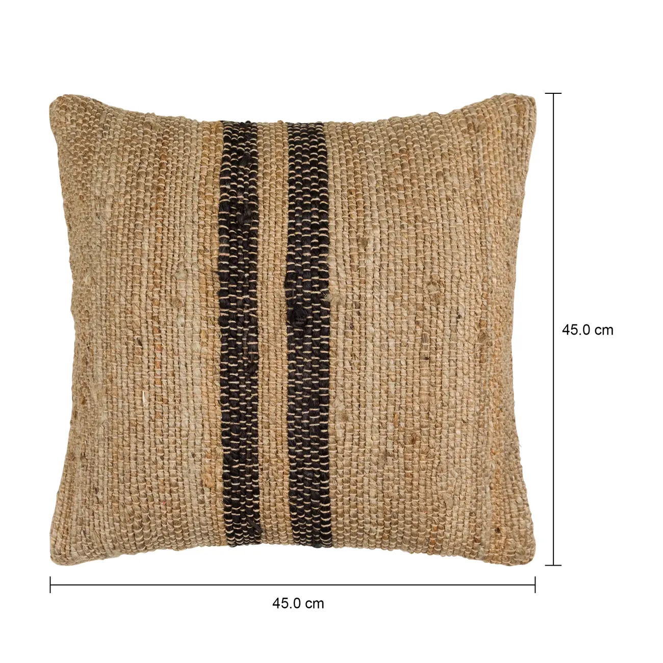 ALMOFADA 45 CM X 45 CM MOKALA - NATURAL/PRETO - Foto 5