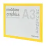 MOLDURA A3 29 CM X 42 CM GRAPHICS - AMARELO - Foto 2
