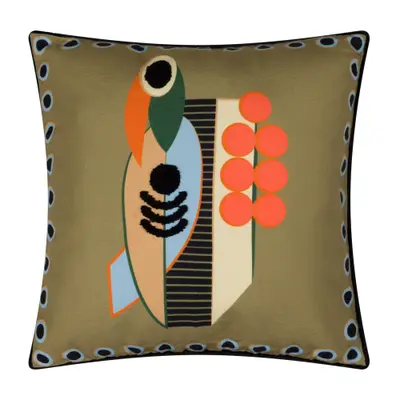 CAPA DE ALMOFADA 45 CM JARDIM IDÍLICO