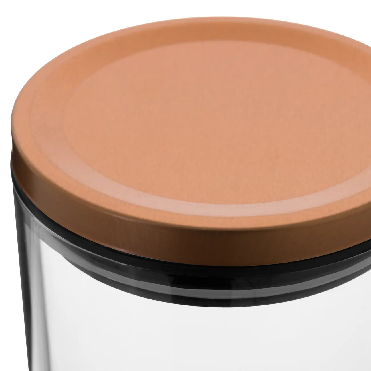 POTE HERMÉTICO 1,4 L BOWDEN - INCOLOR/COBRE - Foto 3
