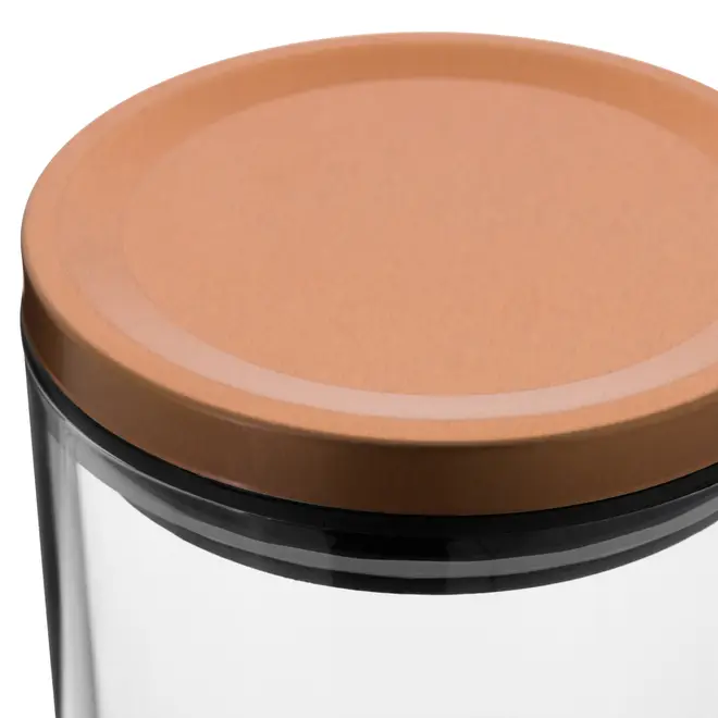 POTE HERMÉTICO 1,4 L BOWDEN - INCOLOR/COBRE - Foto 3
