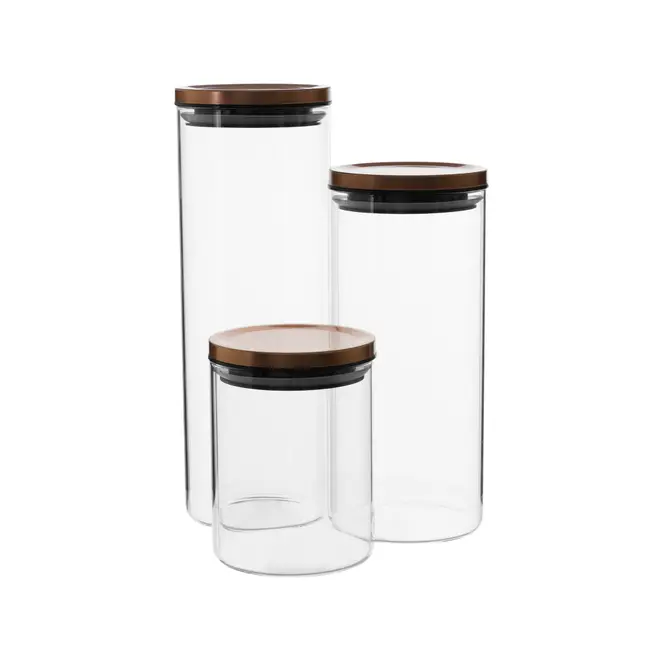 POTE HERMÉTICO 1,4 L BOWDEN - INCOLOR/COBRE - Foto 4