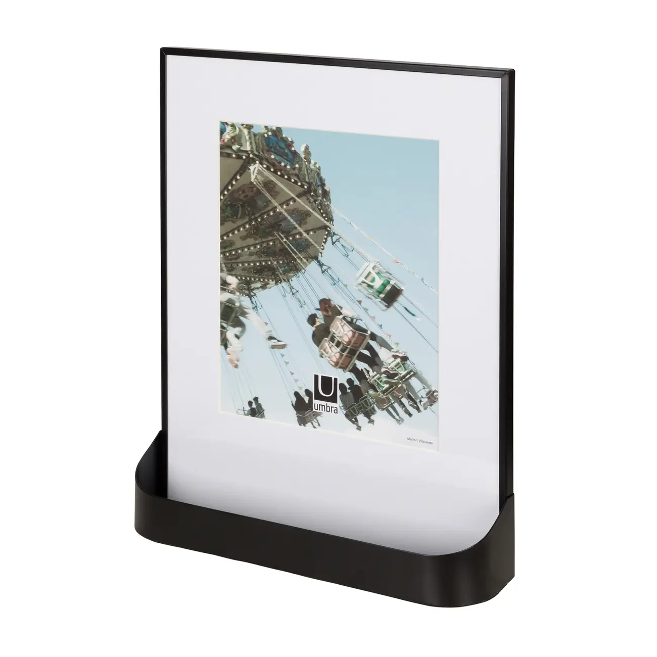 KIT MOLDURA 20 CM X 25 CM COM PRATELEIRA MATINEE - PRETO/BRANCO - Foto 2