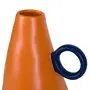 VASO GARRAFA 16 CM KANATA - TERRACOTA/AZUL - Foto 5