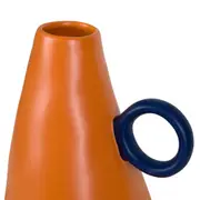 VASO GARRAFA 16 CM KANATA - TERRACOTA/AZUL - Foto 5