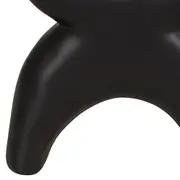 VASO DECORATIVO 21 CM SANAMU - PRETO - Foto 5