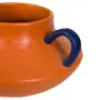 VASO 15 CM ÂNFORA - AZUL/TERRACOTA - Foto 4
