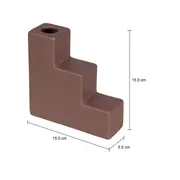 VASO 15 CM METRIX STEPS - RUBY MOCHA - Foto 6