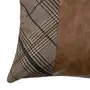 ALMOFADA 43 CM X 43 CM PLAID - MARROM/ENGLISH GREEN - Foto 5