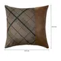 ALMOFADA 43 CM X 43 CM PLAID - MARROM/ENGLISH GREEN - Foto 7