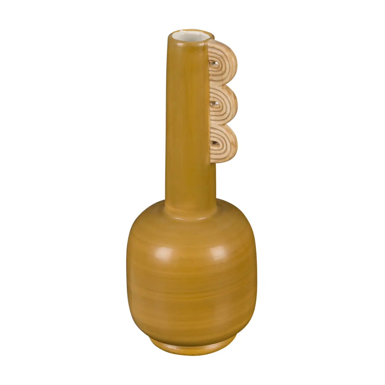 VASO DECORATIVO 24 CM CHARM - DOURO/AREIA - Foto 2