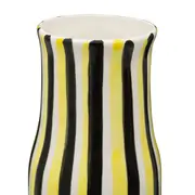 VASO DECORATIVO 23 CM RISQUIM - BRANCO/PRETO - Foto 2