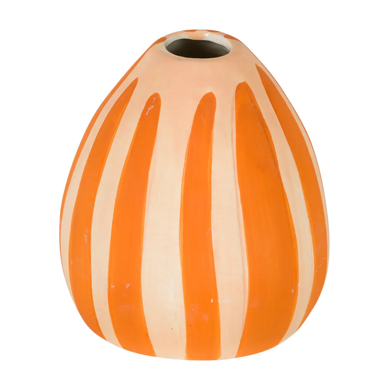 VASO DECORATIVO 11 CM CAETÉ - CREAM/TERRACOTA - Foto 1