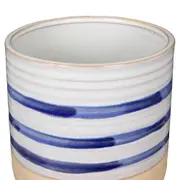 CACHEPÔ 13 CM SUESTE - BRANCO/AZUL - Foto 2