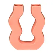 VASO DECORATIVO 19 CM FLICKER - MELÃO - Foto 1