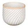 CACHEPÔ 12 CM LUNAY - BRANCO/BEGE - Foto 1
