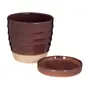CACHEPÔ 13 CM BROOME - RUBY MOCHA - Foto 2